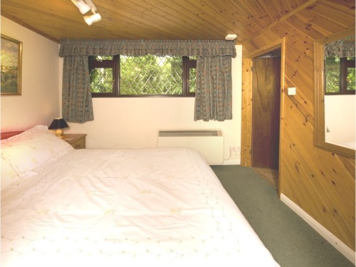 Bedroom in self catering cottage