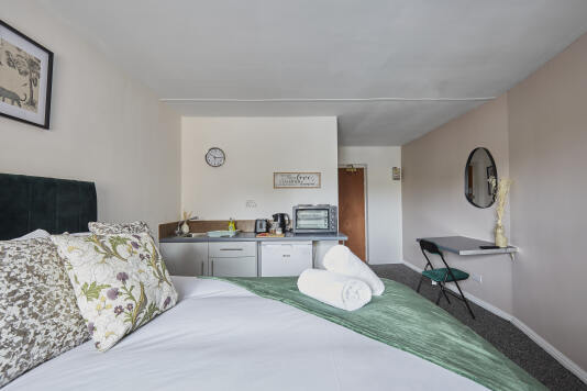 Sleep Peacefully in This Cozy, Hotel-Quality Bedroom