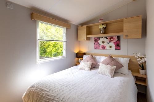 Master bedroom with king size bed