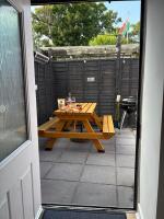 Pub bench private garden