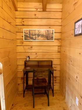Upstairs writing desk
