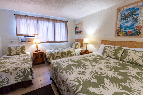 Studio Kitchenette with One King Bed and Two Twin Beds