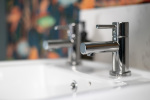 Relax and unwind in this beautifully updated spa-style bath.