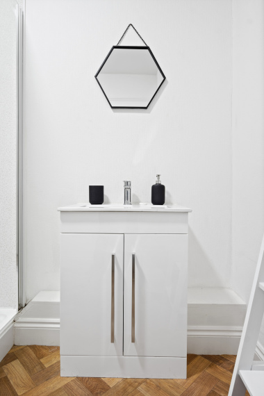 dryer in the bathroom for longer stays 