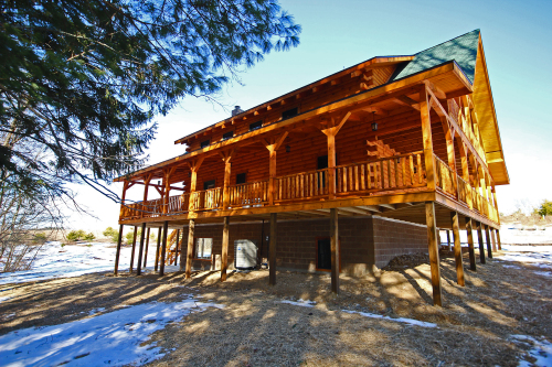 Back of Lone Star Lodge