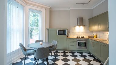 Large kitchen and Dining Area bedroom