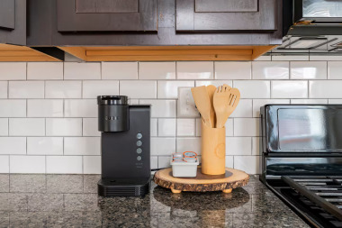 Start your mornings with ease using our Keurig machine, perfect for brewing your favorite coffee in minutes and adding a touch of convenience to your stay.