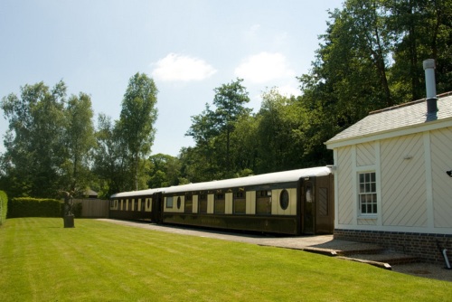 Two of the Pullman carriages 