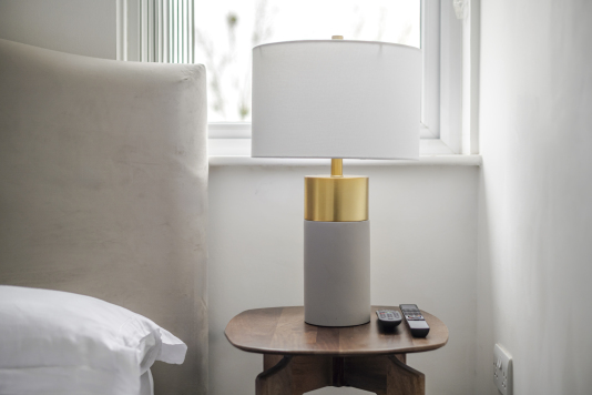 Beautifully designed main bedroom with a Bang & Olufsen TV with Sky (sky sports/sky cinema, Netflix etc…)