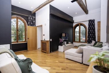Main Living and Socialising space with high ceilings