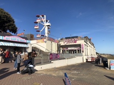 Bowling alley and rides