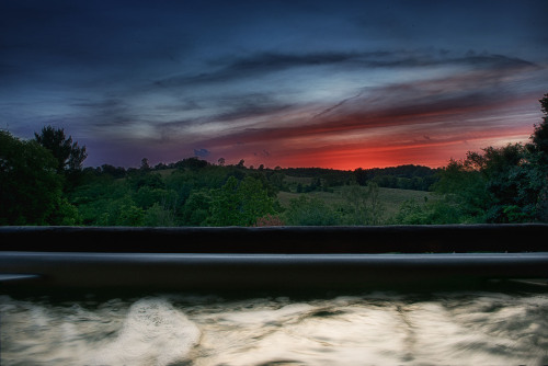 Sunset view from Hot Tub