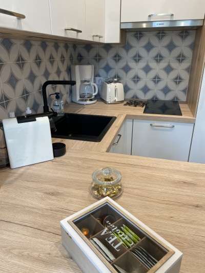 Café, thé et friandises de bienvenue