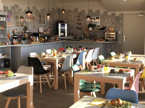 Notre salle de petit déjeuner
