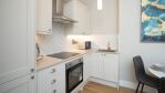 The kitchen comes fully equipped with all the normal kitchenware - kettle, toaster, microwave, fridge/freezer, crockery, cutlery, pots and pans, etc.