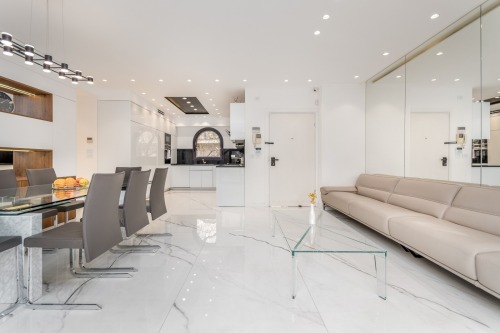 dining kitchen living