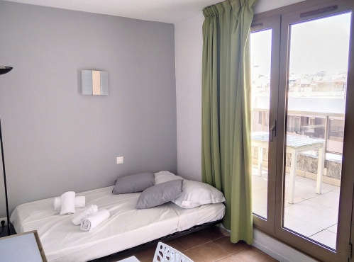 double couchage dans le salon