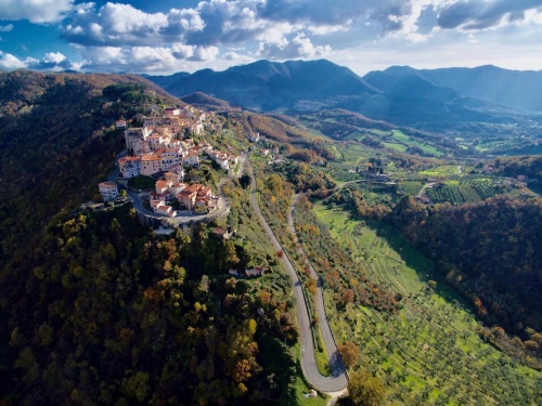 The road to Picinisco