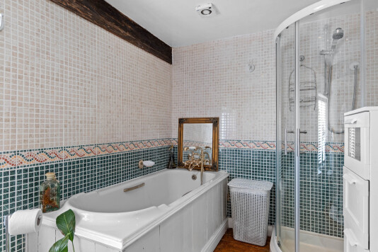 En-Suite with bath ,shower, double sinks