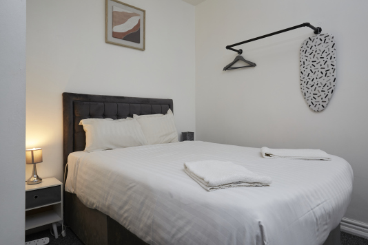 Comfortable bed for a restful night’s sleep