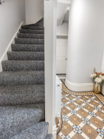 Downstairs Private Hallway & Stairs Into Apartment