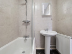 Bath with Overhead Shower