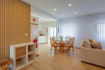 Living room and kitchen