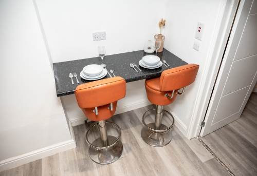 Dining space for two