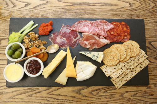 Yorkshire meat & cheese supper slate