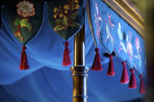 Langdale historic four poster bed at Augill Castle