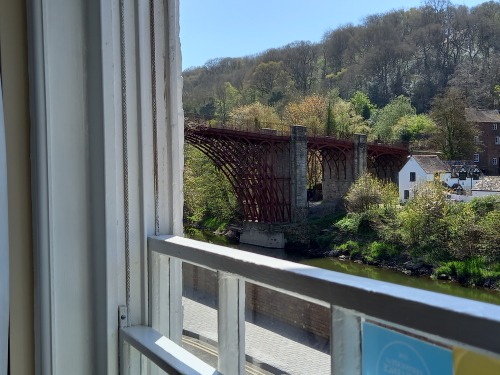 VIEW OF THE IRON BRIDGE FROM THE LOUNGE