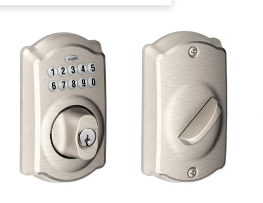 We use smart locks (no keys!)