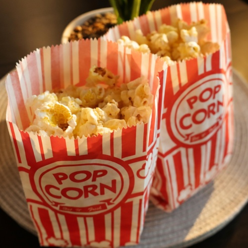 Complimentary popcorn provided for all the family