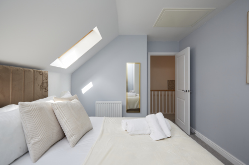Inviting bedroom designed to help you unwind after