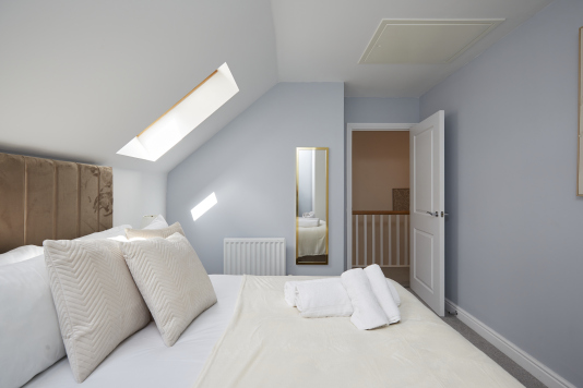 Inviting bedroom designed to help you unwind after