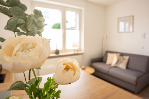 Wohnbereich mit Comfort Schlafsofa