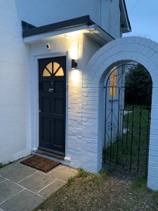 The entrance to the apartment.
