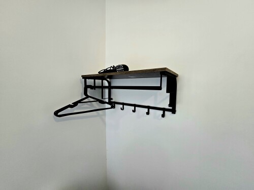 Hanging Rail and Shelf