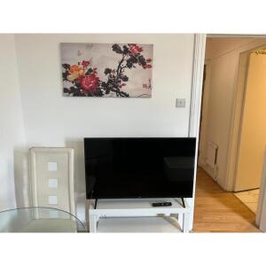 This photo represents the TV inside the flat. 