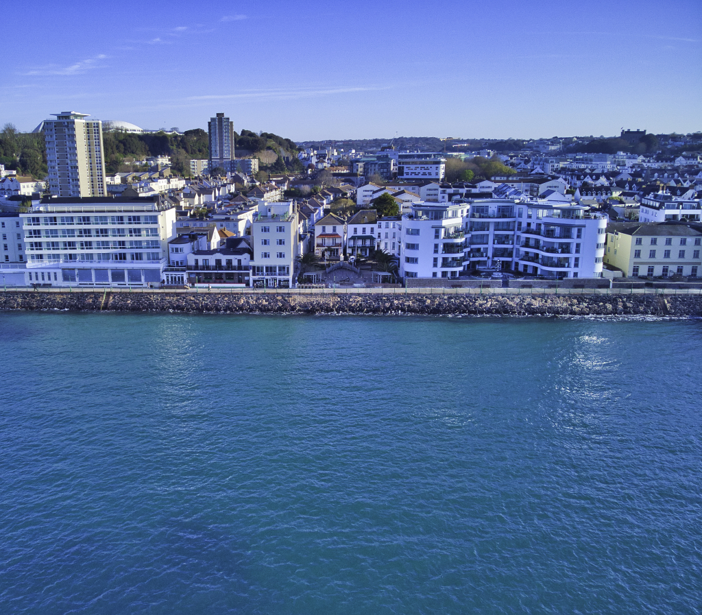 Situated on the sea front at Havre des Pas