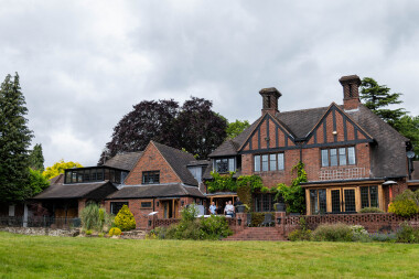 View from the garden