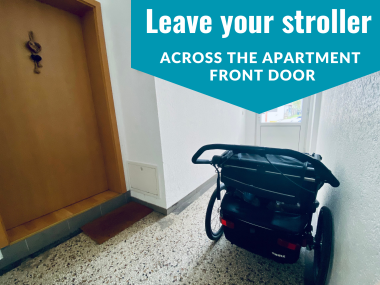 Platz für den Kinderwagen