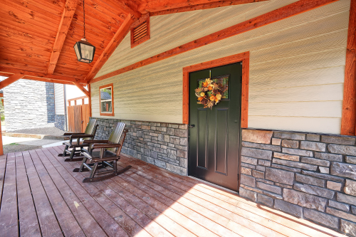 Front Porch of Bedroom Wing, Chapel Valley Lodge