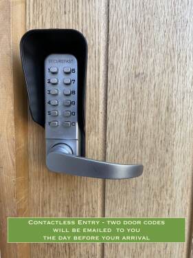Contactless Entry - Two Coded Doors (sent by email)