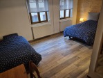 Lit simple et lit double - Chambre Riesling