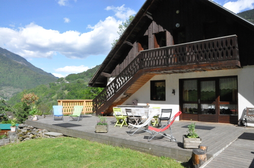 L'entrée du Chalet par la terrasse