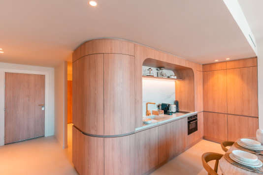 Cuisine avec vue sur le Vieux Port