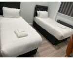 Apt.443 Picture represents the Twin Ensuite Studio. It might not be exactly the same as per booking. All same type of apartments are allocated subject to availability per booking