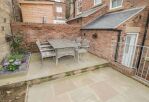 Enclosed Yard with Garden Table and Chairs