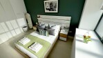Stylish and spacious bedroom